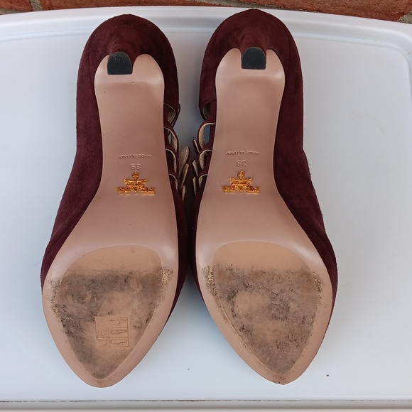 Prada Suede Buckle Pumps - Picture 9 of 15